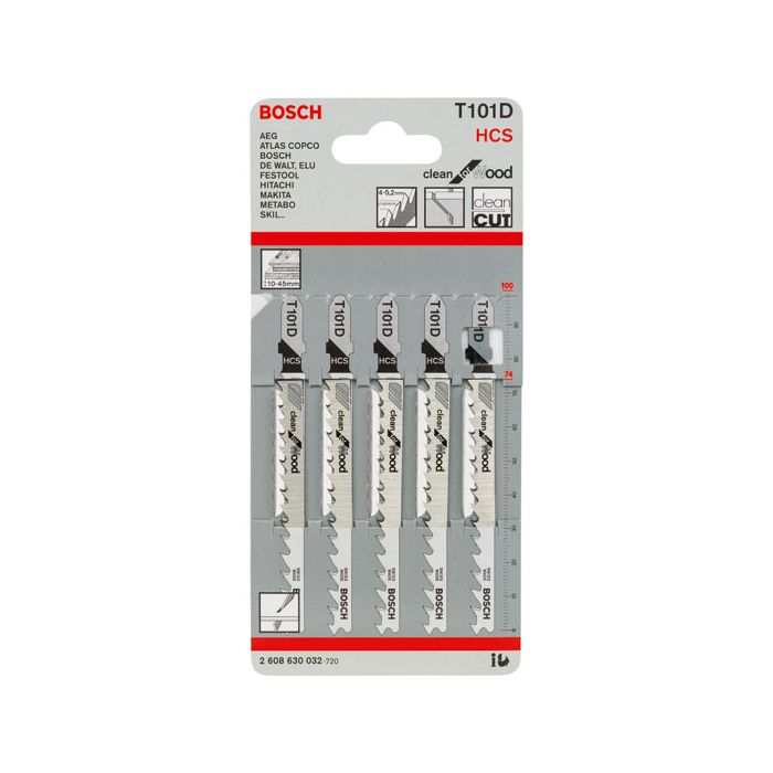 Bosch Jigsaw Blades - T101D Bosch Jigsaw Blades - T101D
