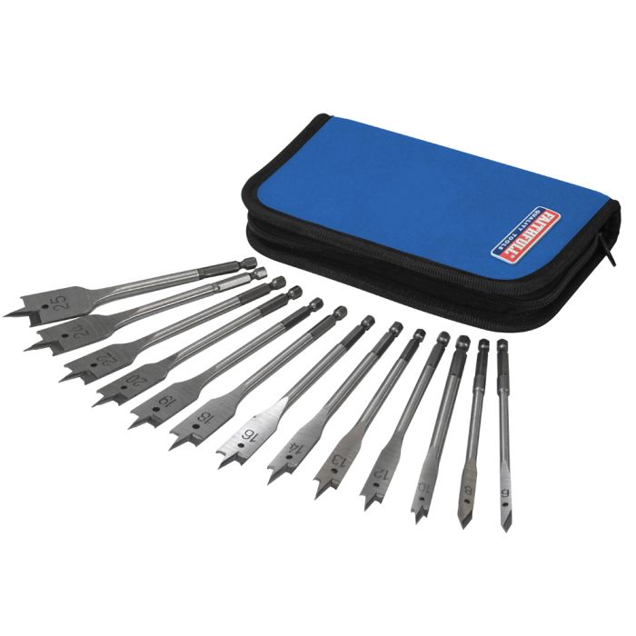 Faithfull Flat Bit Set 13 Piece Faithfull Flat Bit Set 13 Piece