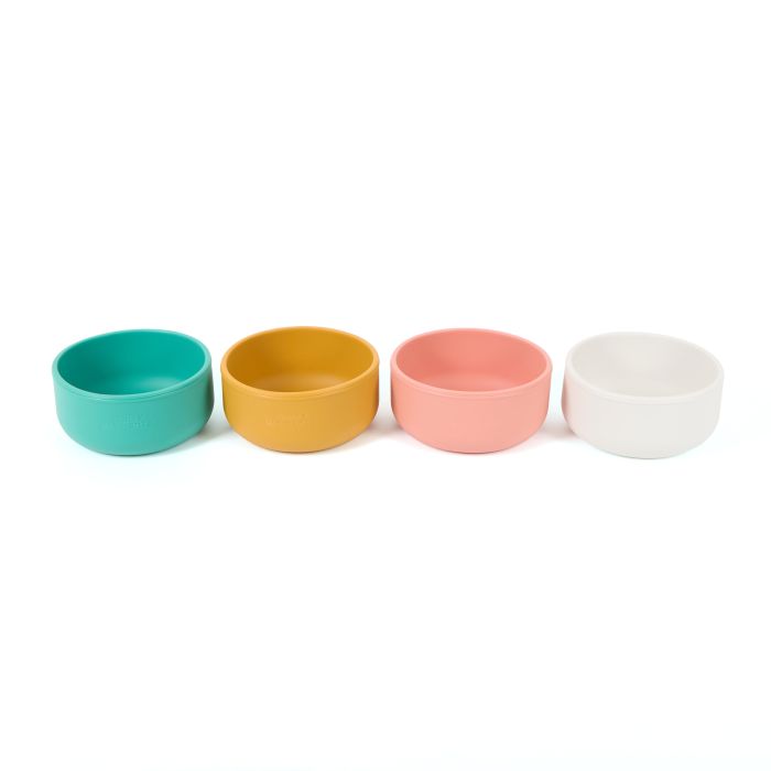 Little Moments Silicone Bowls - Pack of 4 Little Moments Silicone Bowls - Pack of 4