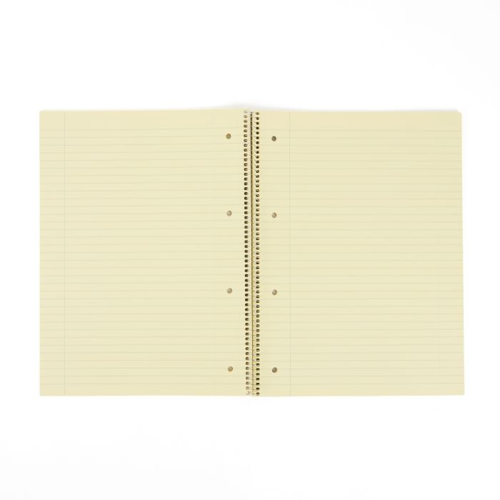 Classmates Tinted Notebook A4 8mm with Margin 4 Hole Punched-Pk 5-Yellow