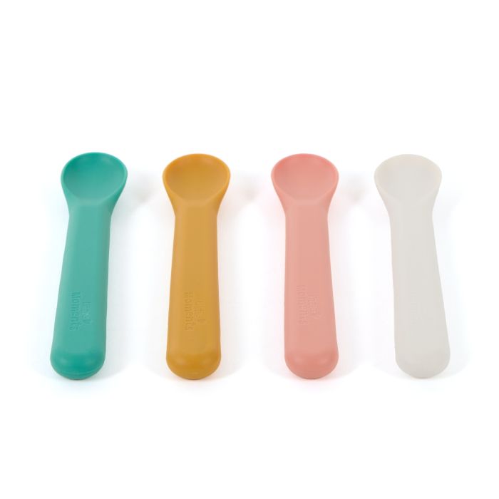 Little Moments Silicone Spoons - Pack of 4 Little Moments Silicone Spoons - Pack of 4