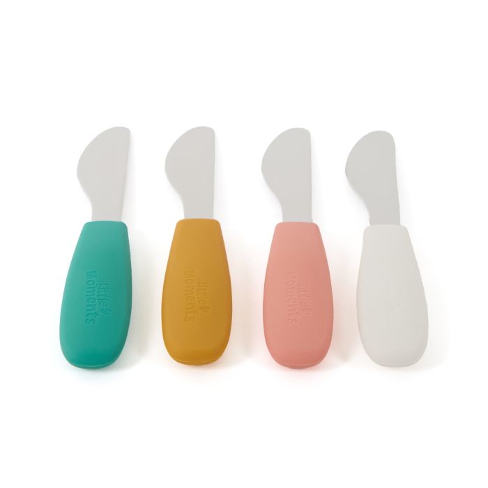 Little Moments Knife with Silicone Handle - Set of 4 Little Moments Knife with Silicone Handle - Set of 4