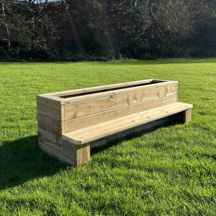 Outdoor Bench Planter Outdoor Bench Planter