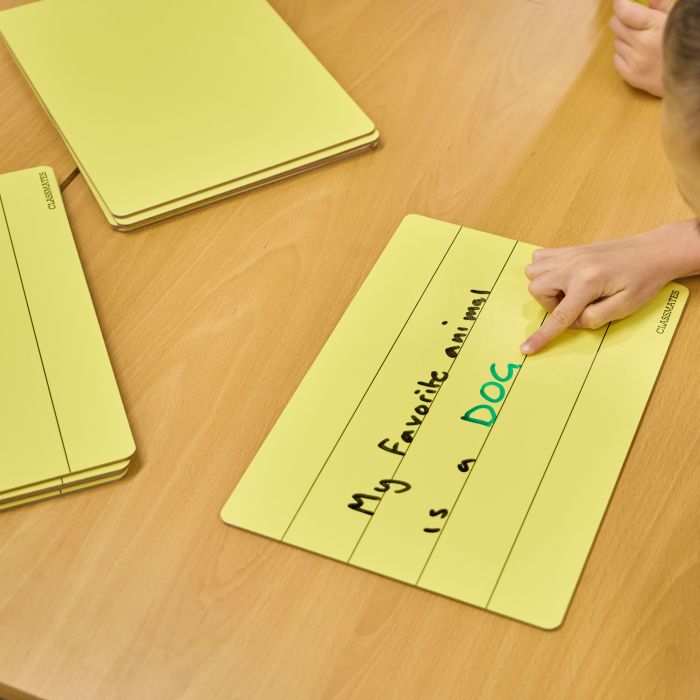 Classmates A4 Tinted Boards Plain/Lined - Yellow