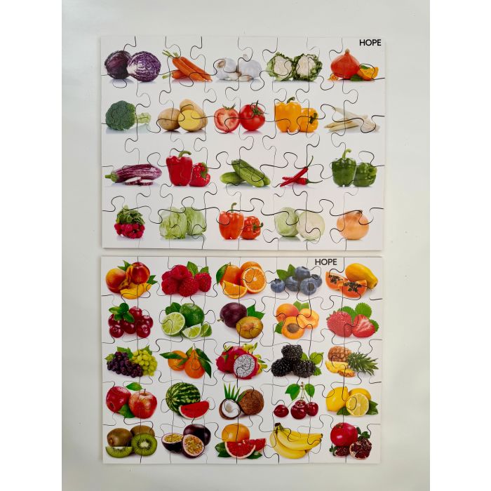 Healthy Eating 40 Piece Midi Floor Puzzle Fruit & Vegetables