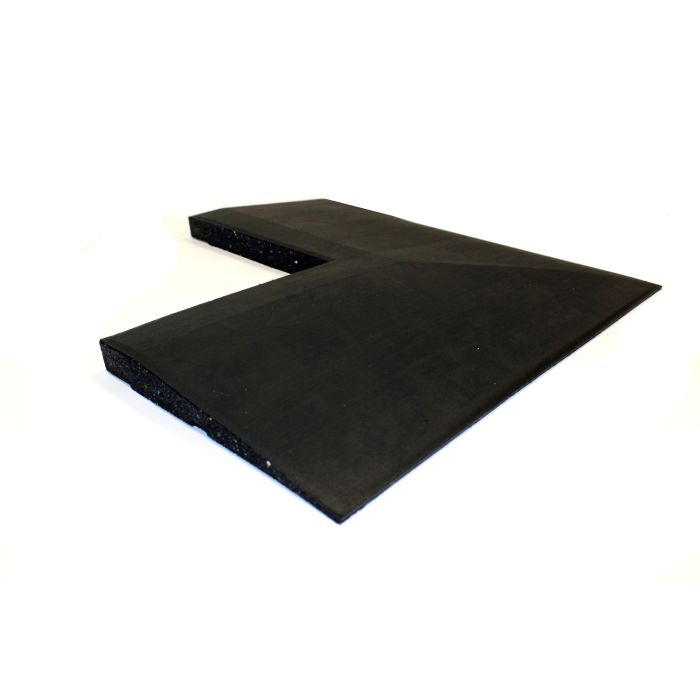 Gym Gear 20mm Black Corner Ramped Edge- 50cm/50cm x 25cm