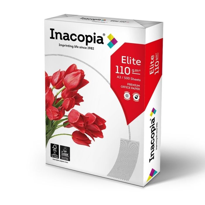 Inacopia Elite Copier Paper A3 110gsm White - Pack of 500 Inacopia Elite Copier Paper A3 110gsm White - Pack of 500