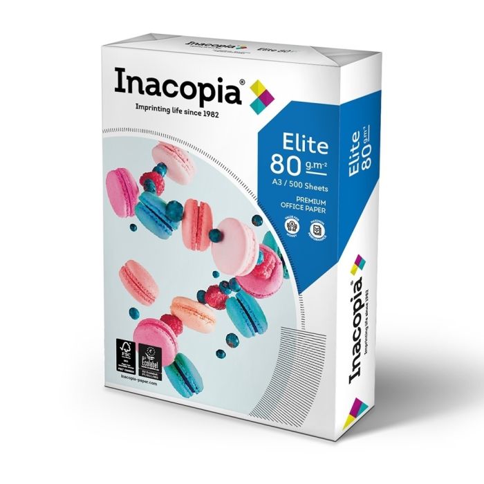 Inacopia Elite Copier Paper A3 80gsm White - Pack of 500 Inacopia Elite Copier Paper A3 80gsm White - Pack of 500