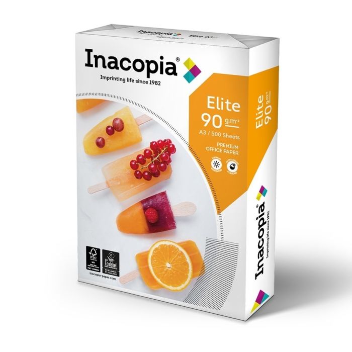Inacopia Elite Copier Paper A3 90gsm White - Pack of 500 Inacopia Elite Copier Paper A3 90gsm White - Pack of 500