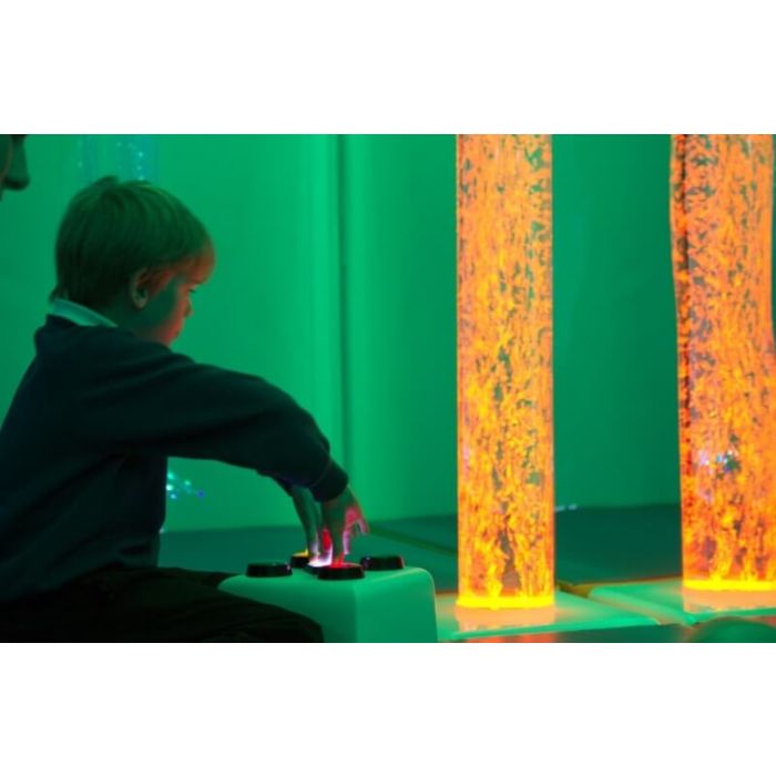 Interactive Bubble Tube With Remote & Wall Bracket Bundle