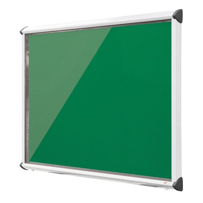 Shield Interior Showcase White Frame 750 x 537mm - Emerald