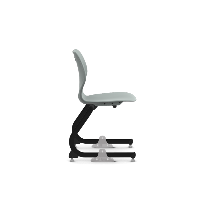 Intellect wave with Rocker - Black Frame - Hazy Jade