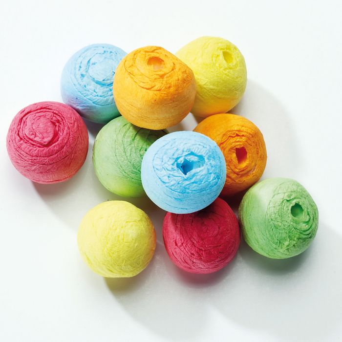 Coloured Papier Mache Balls Pack Coloured Papier Mache Balls Pack