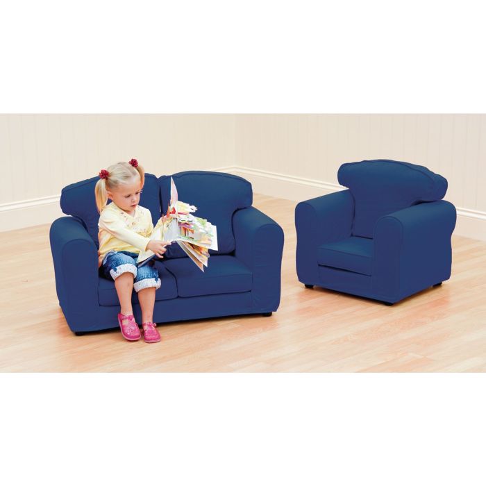 Rainbow Sofa (Removable Covers) - Blue