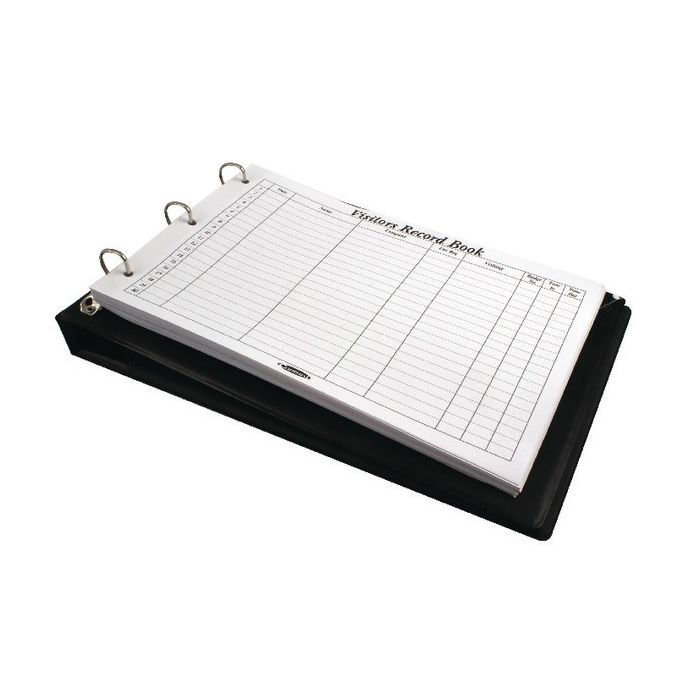 Visitors Book Complete Binder & Refill
