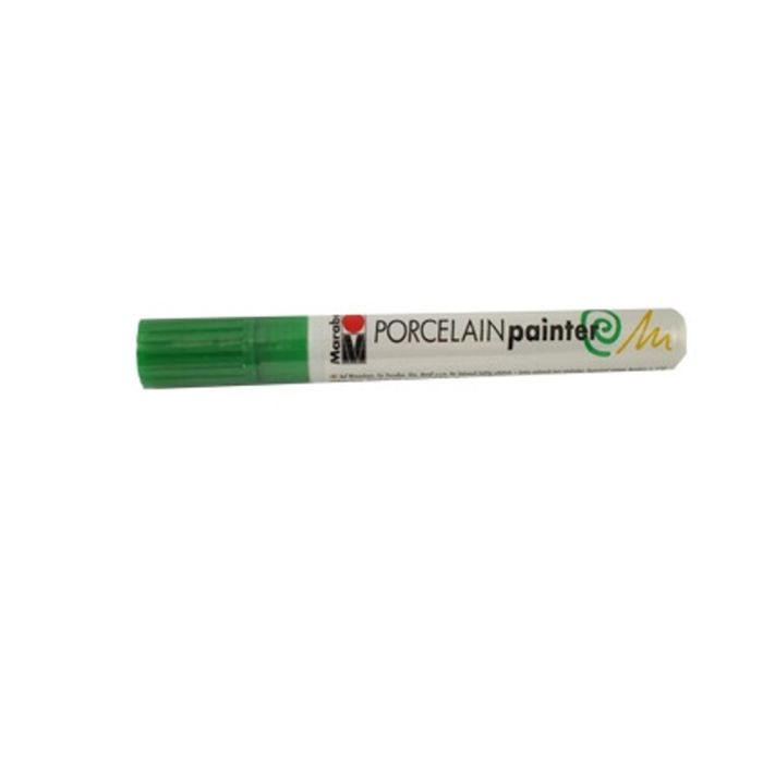 Marabu Porcelain Painter Pen - Oven-bake - Metallic Green Marabu Porcelain Painter Pen - Oven-bake - Metallic Green