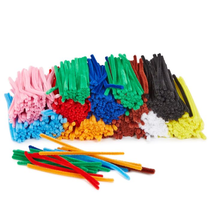 Classmates Craft Pipe Cleaners 150mm Assorted - Pack of 1000