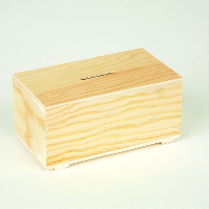 Wooden Money Box