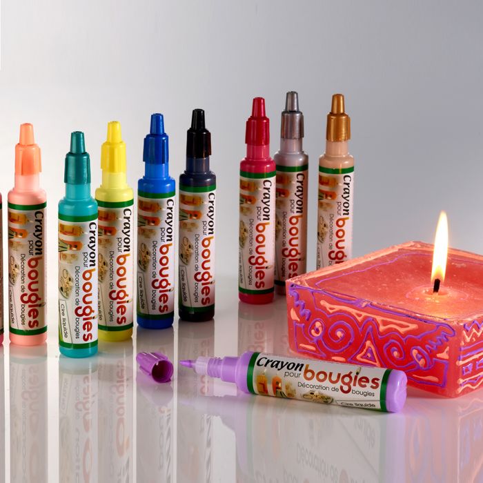 Liquid Candle Wax. Orange