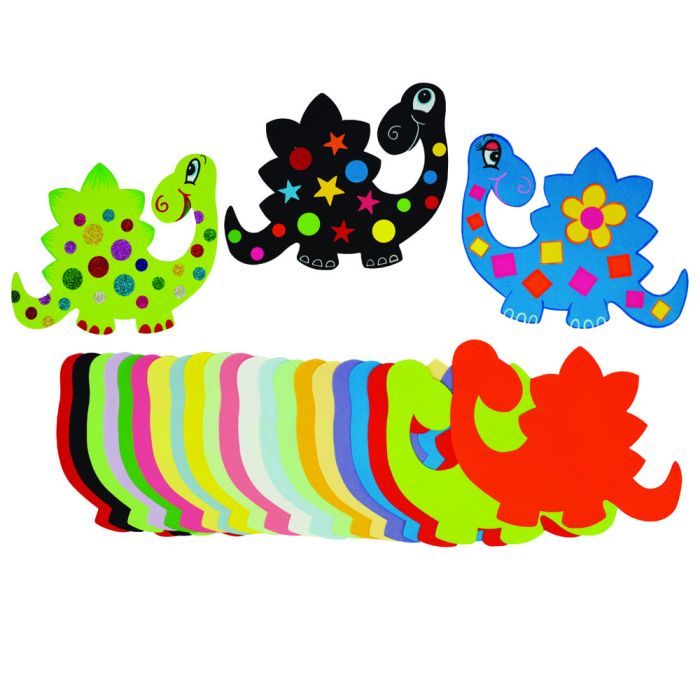 Jumbo Paper Shapes - Dinosaurs Jumbo Paper Shapes - Dinosaurs