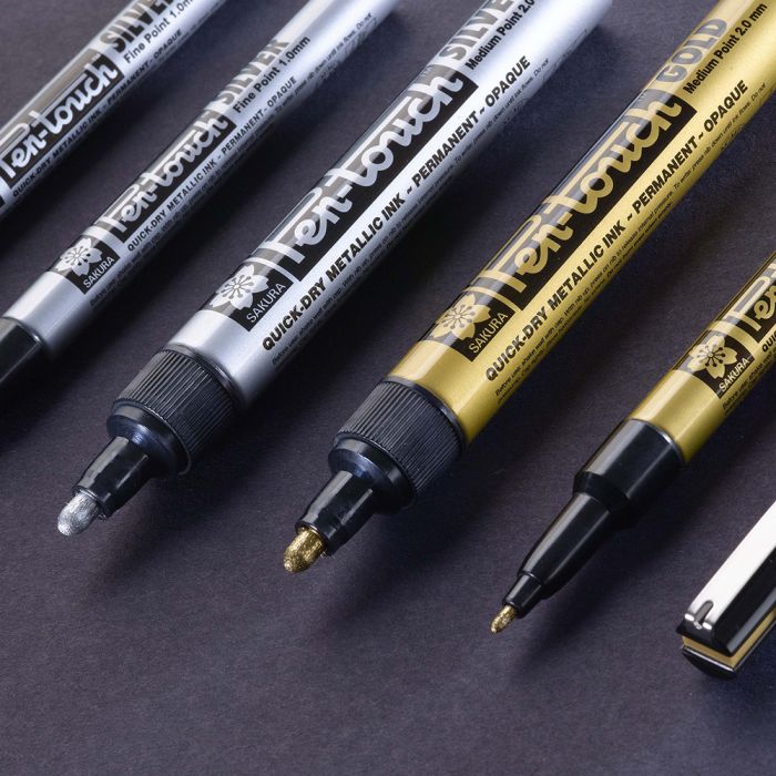 Sakura Pen-Touch Metallic Marker Starter Pack Sakura Pen-Touch Metallic Marker Starter Pack