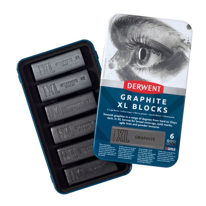 Derwent XL Graphite Block Set of 6 Derwent XL Graphite Block Set of 6