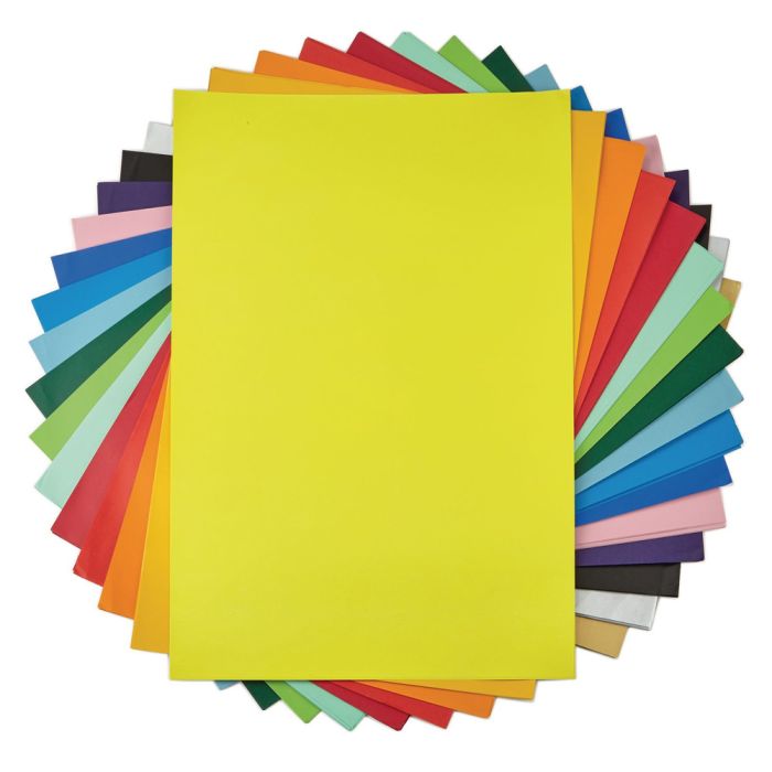 Classmates Poster Paper Sheets - 510 x 760mm - Yellow - Pack of 25