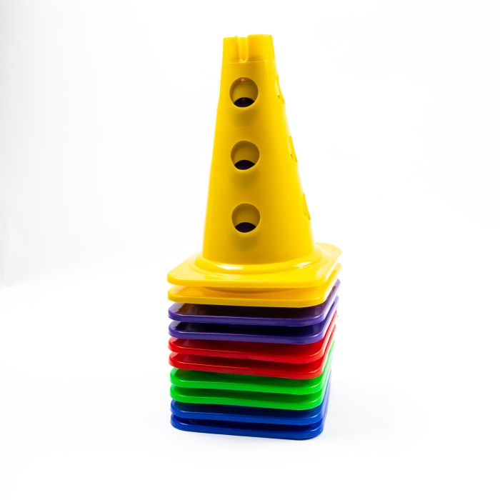 Findel Everyday Cones with Pole Holder - Pack of 10 Findel Everyday Cones with Pole Holder - Pack of 10