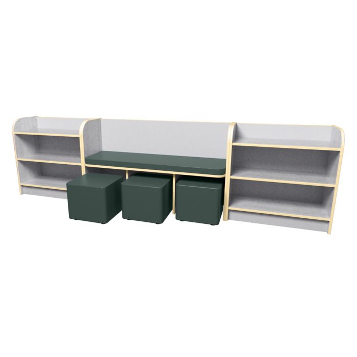 Maplescape Reading Bench - Grey