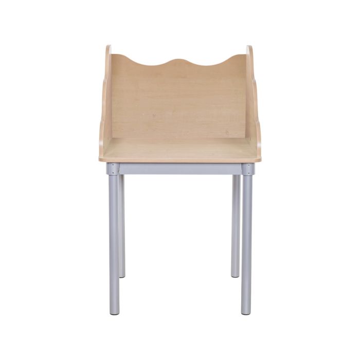 Single Wave Study Carrel 1100mm Beech Single Wave Study Carrel 1100mm Beech
