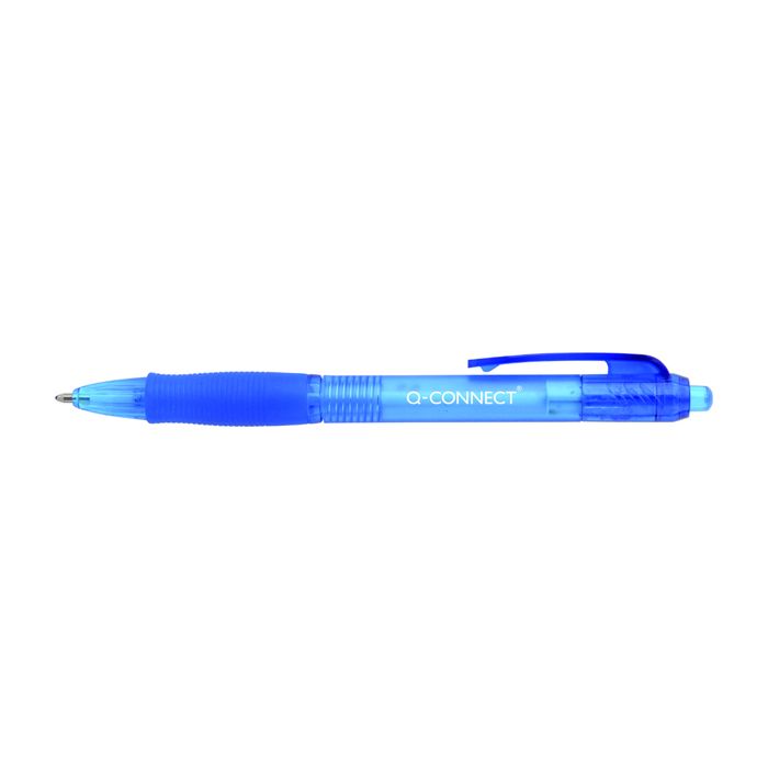 Retractable Ballpoint Pens - Blue - Pack of 10