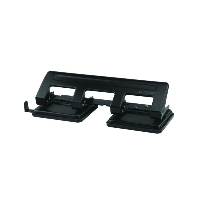 Q Connect 4Hole Punch - Black Q Connect 4Hole Punch - Black