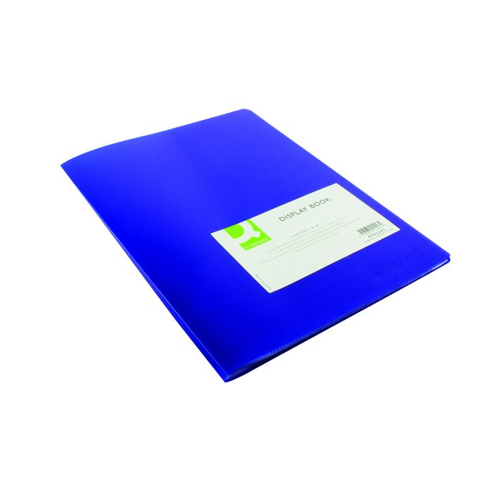 Flexible A4 Display Book 10 Pocket - Blue