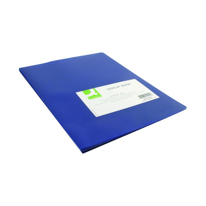 Flexible A4 Display Book 20 Pocket - Blue Flexible A4 Display Book 20 Pocket - Blue