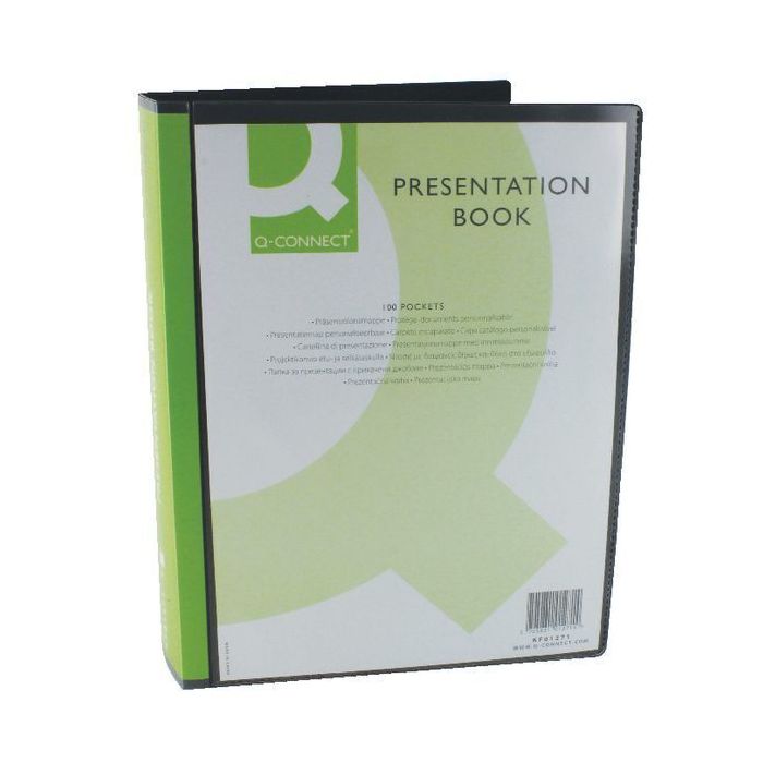 Presentation Display Book 100 Pocket - Black