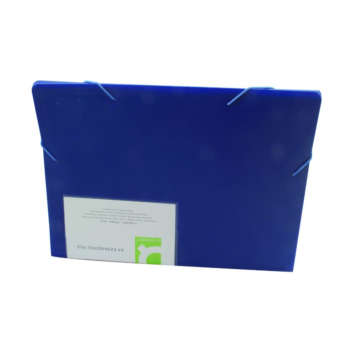 Expanding File 13 Pockets - Blue