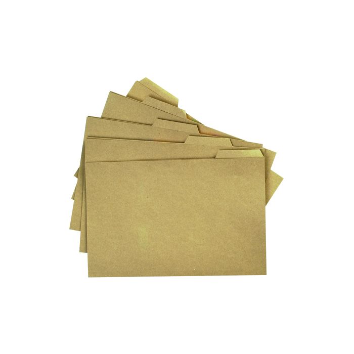 Tabbed Folders Foolscap - Pack of 100