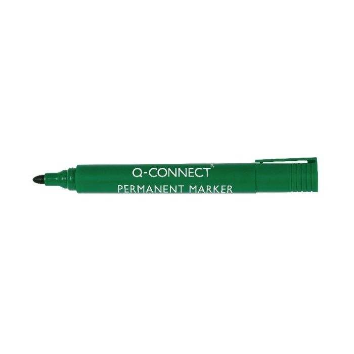 Permanent Markers Bullet Tip - Green - Pack of 10