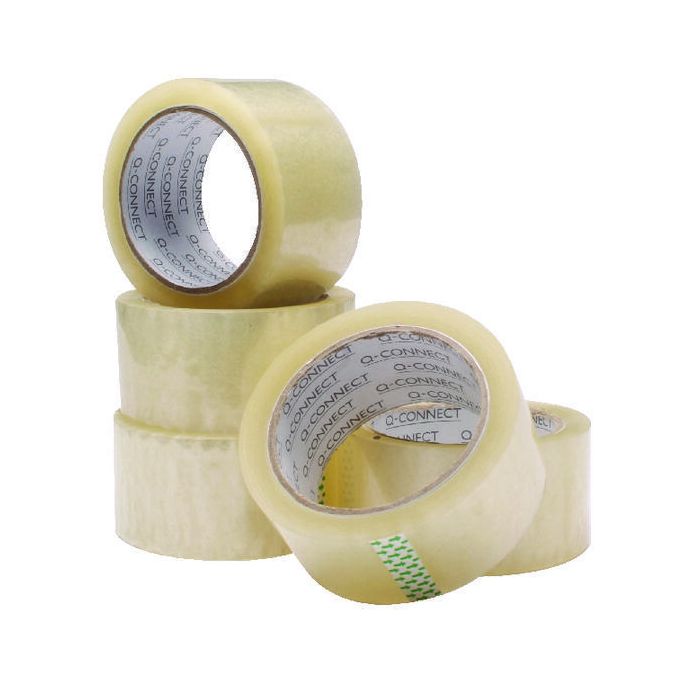 Packaging Tape 50mm x 66m - Clear - Pack of 6 Packaging Tape 50mm x 66m - Clear - Pack of 6
