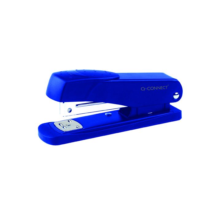 Metal Stapler Half Strip Blue