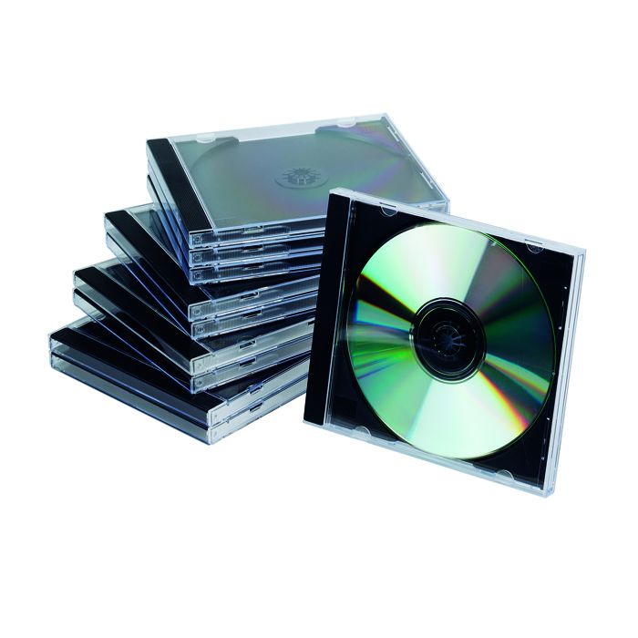 Standard CD Jewel Cases - Pack of 10 Standard CD Jewel Cases - Pack of 10