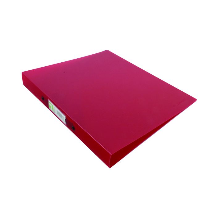 Polypropylene Frosted Ring Binders A4 - Red