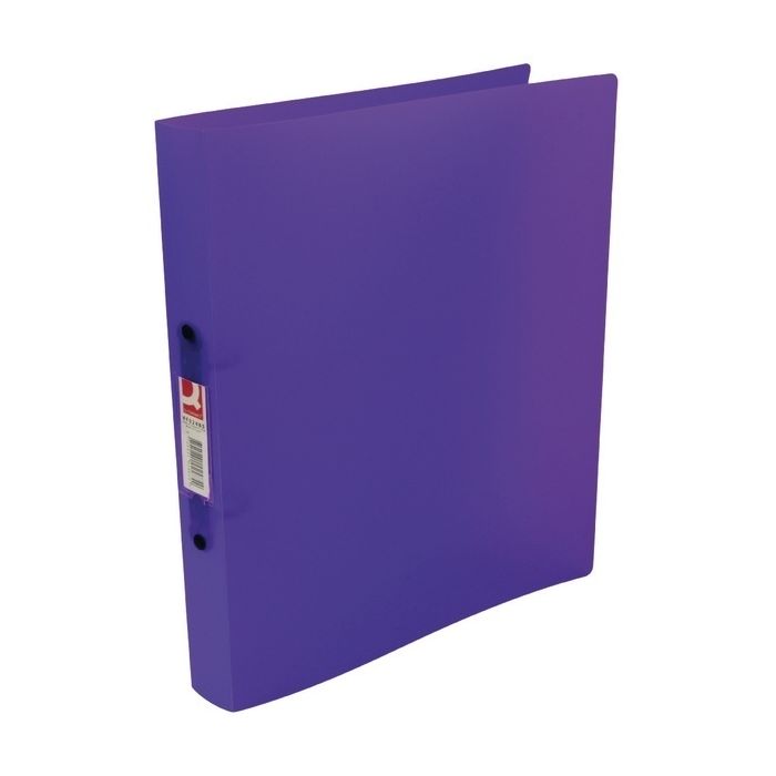 Polypropylene Frosted Ring Binders A4 - Assorted - Pack of 10