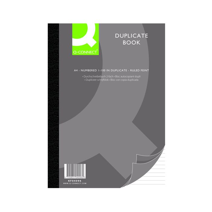 Duplicate Book A4 Feint