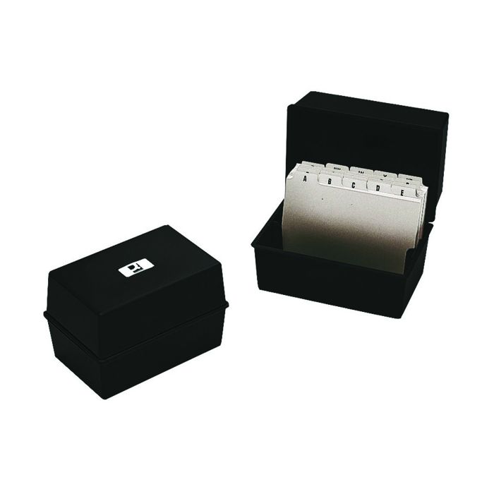 Index Card Box 5 x 3 Black