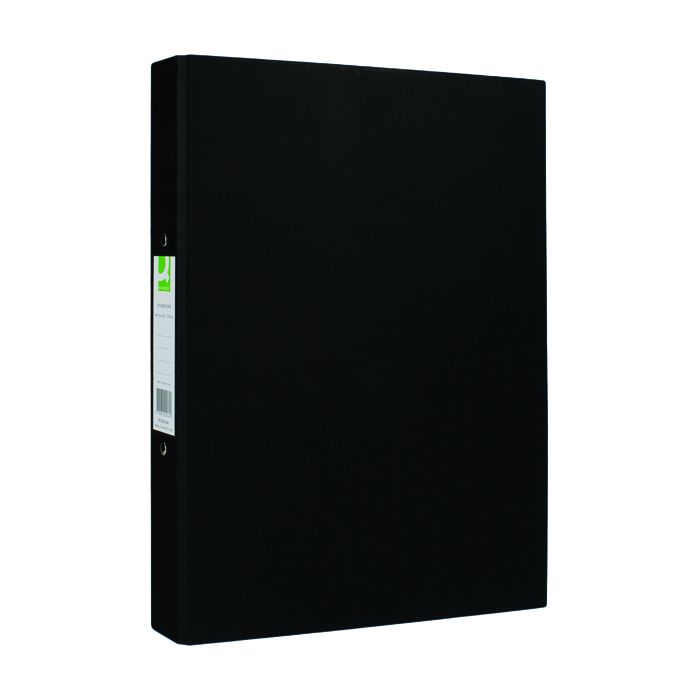 Paperbacked Ring Binders A4 - Black - Pack of 10
