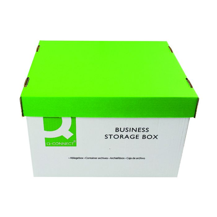 Storage Boxes Heavy Duty Twin Wall White - Pack of 10