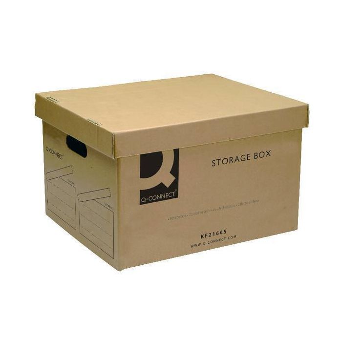 Storage Boxes Heavy Single Wall Brown - Pack of 10
