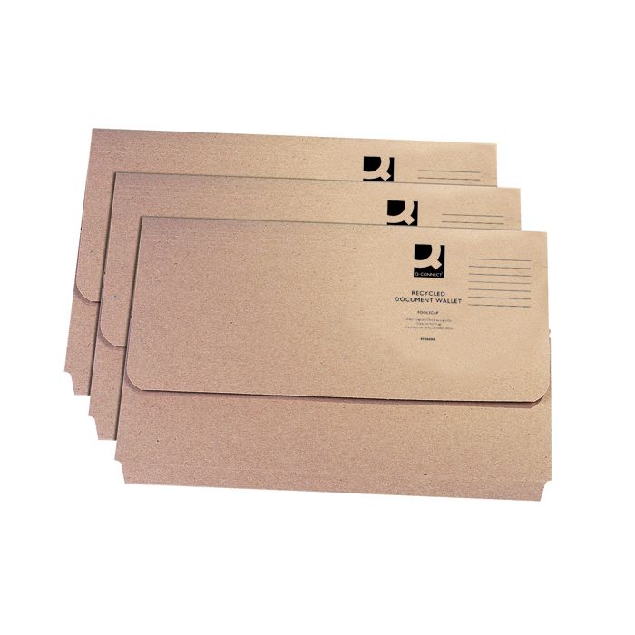 Document Wallets Recycled - Buff - Pack of 50