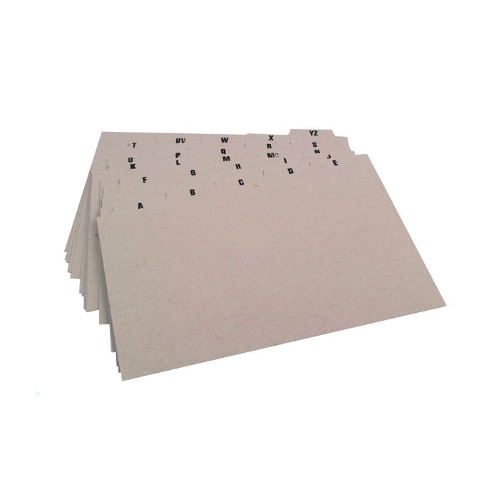 Guide Card 8 x 5 A-Z Buff Guide Card 8 x 5 A-Z Buff